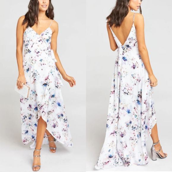 Show Me Your MuMu Dresses & Skirts - Show Me Your Mumu Mariah Floral Wrap High Low Maxi
